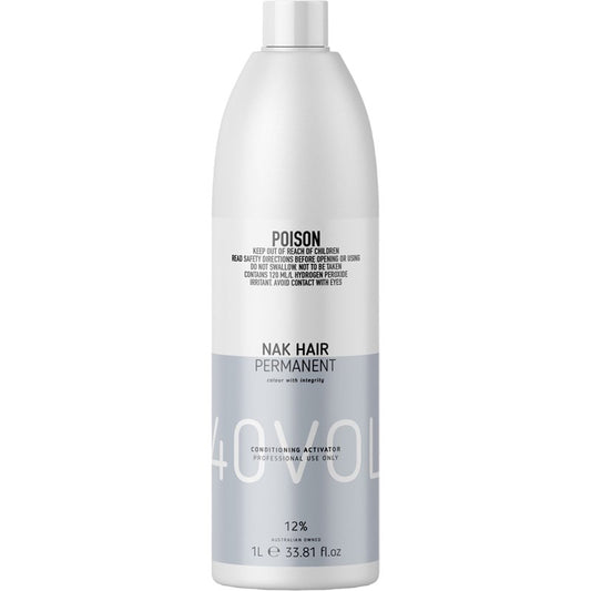 NAK CONDITIONING ACTIVATOR 40VOL. 12% 1L - Kentro Beauty Supplies Ireland