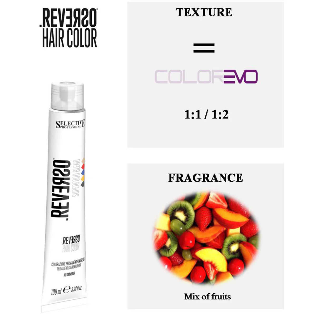 Reverso Hair Cream Colour 100ml - Kentro Beauty Supplies Ireland