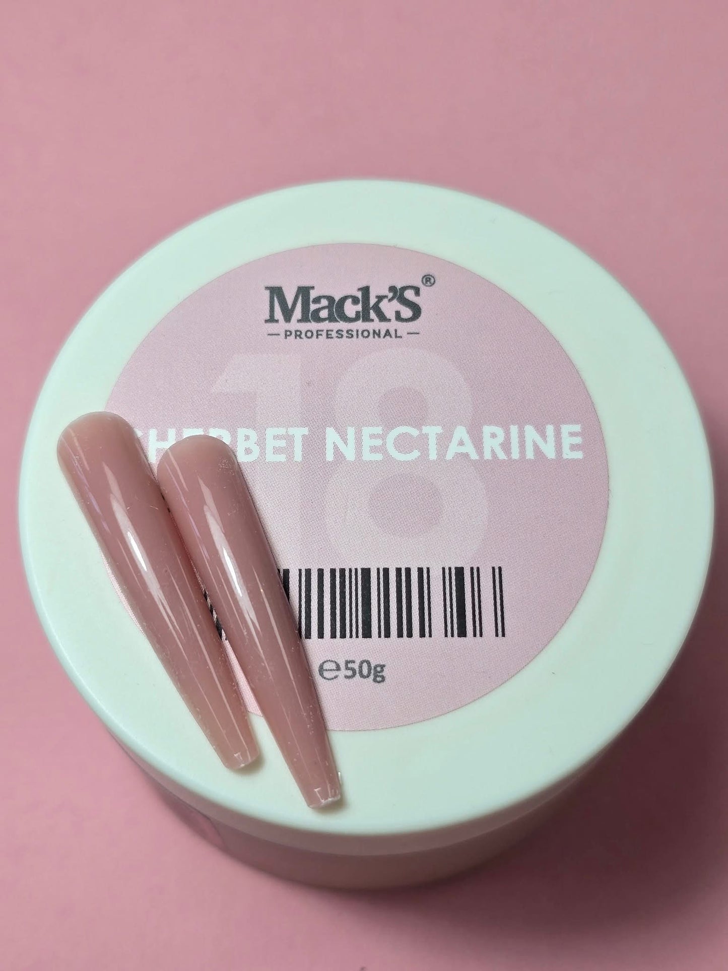 Mack’s Fiber Builder Gel - Sherbet Nectarine