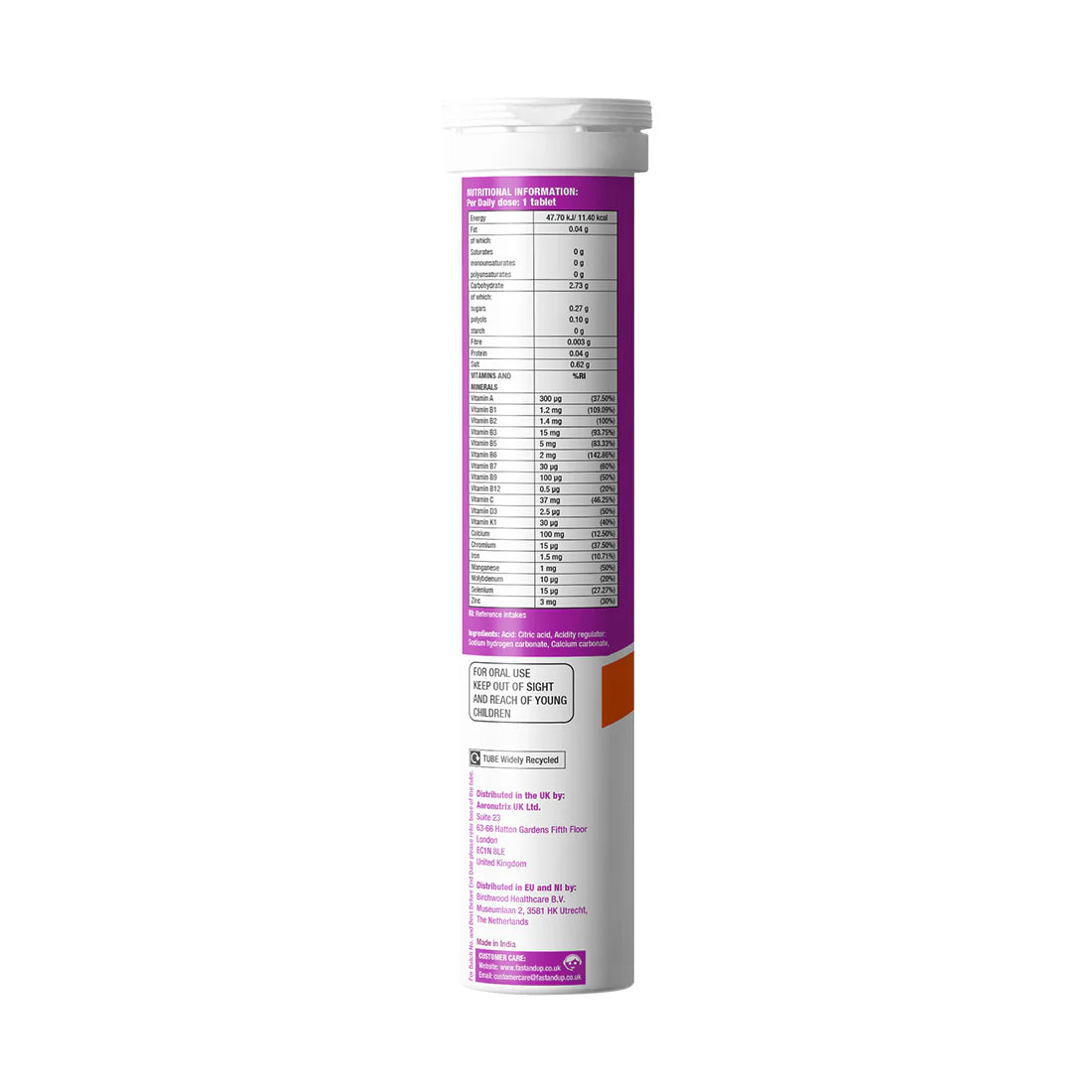 FAST&UP Multivitamins - Daily Immunity Support - Kentro Beauty Supplies Ireland