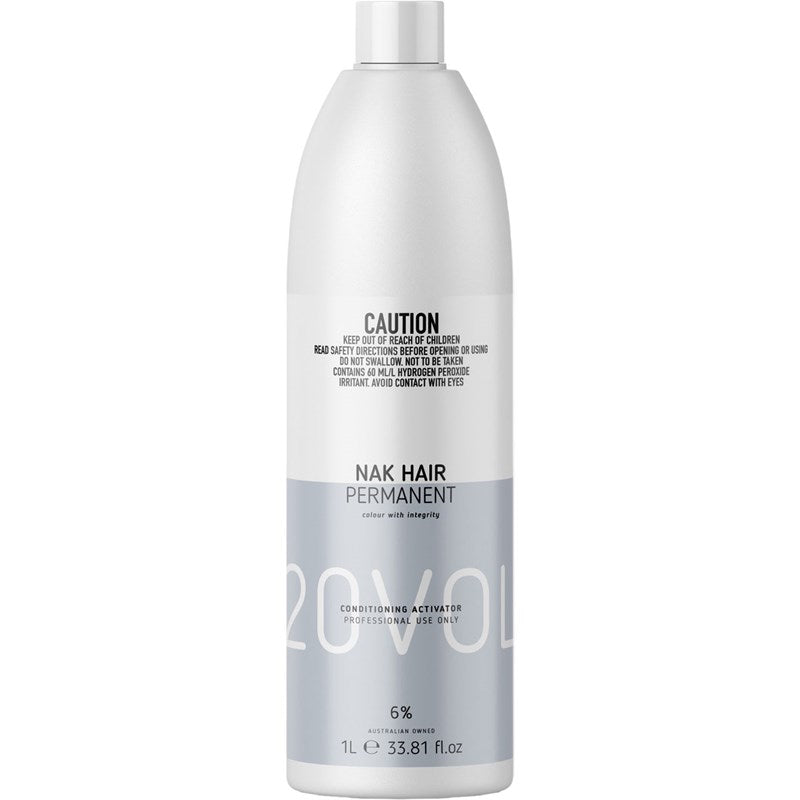 NAK CONDITIONING ACTIVATOR 20VOL. 6% 1L - Kentro Beauty Supplies Ireland