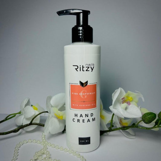 Ritzy Hand Cream PINK GRAPEFRUIT with Avocado Oil 200ml - Kentro Beauty Supplies Ireland
