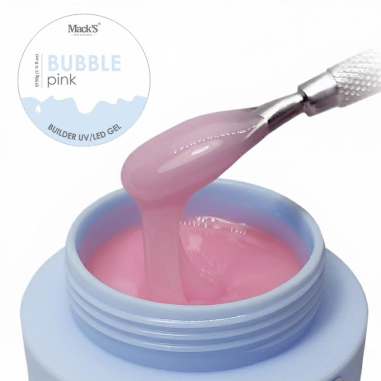 Mack’s Premium Builder Gel - Bubble Pink - Kentro Beauty Supplies Ireland