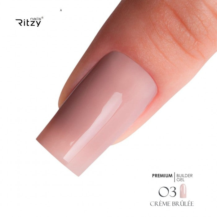 Ritzy PREMIUM Builder Gel - MILKY COFFEE 04 - Kentro Beauty Supplies Ireland