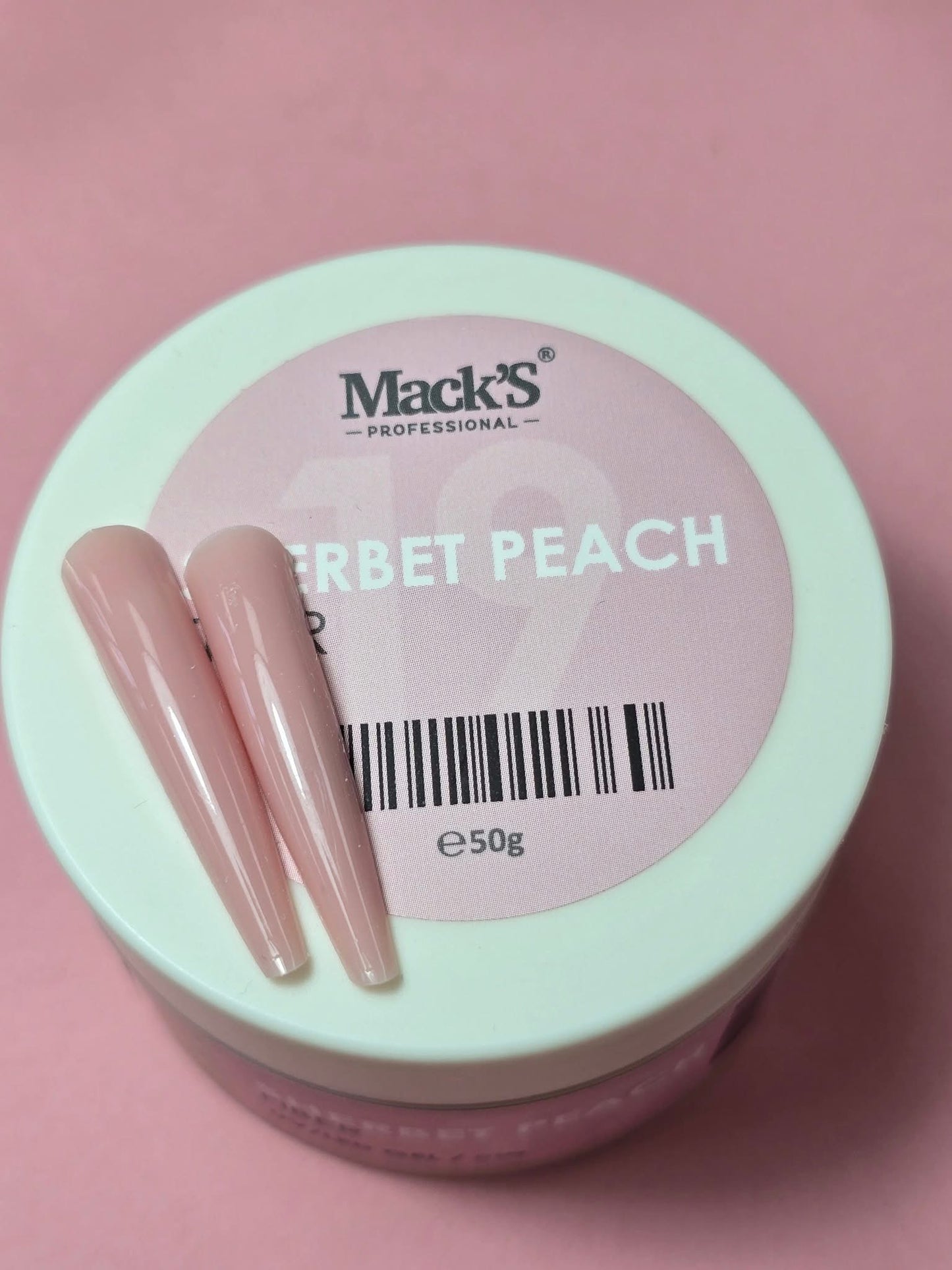 Mack’s Fiber Builder Gel - Sherbet Peach