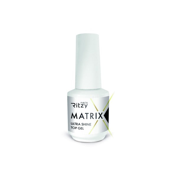 Ritzy MATRIX Top Coat Gel ULTRA SHINE 15ml - Kentro Beauty Supplies Ireland