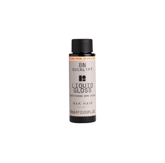 NAK Liquid Gloss 8N - Eucalypt 60ml - Kentro Beauty Supplies Ireland
