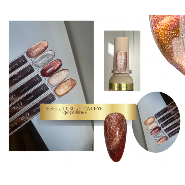 Ritzy LUXURY cat eye SET of 5