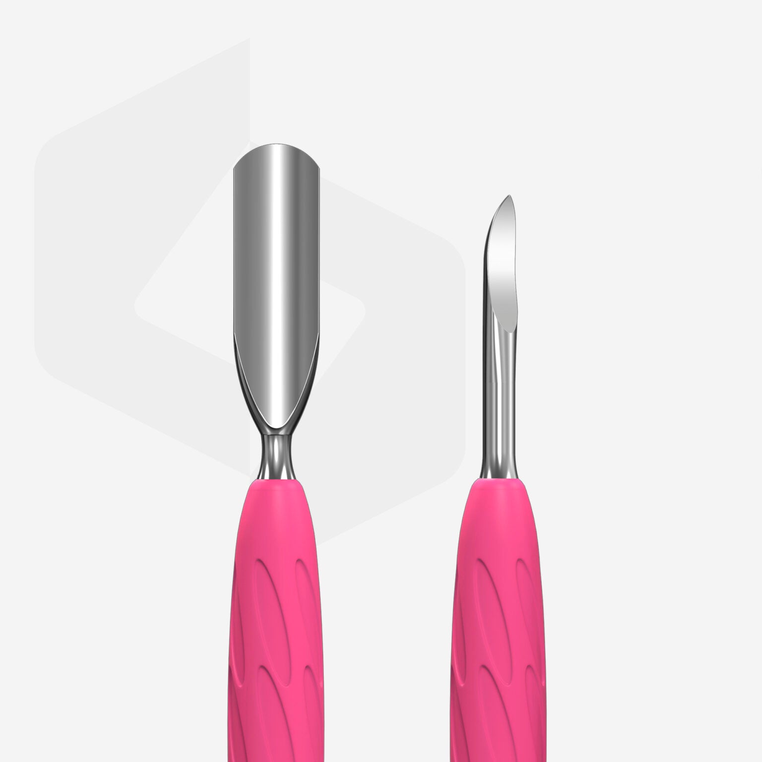 Staleks Manicure pusher Gummy with silicone handle UNIQ 10 TYPE 6 (rounded wide pusher and nail cleaner) - Kentro Beauty Supplies Ireland