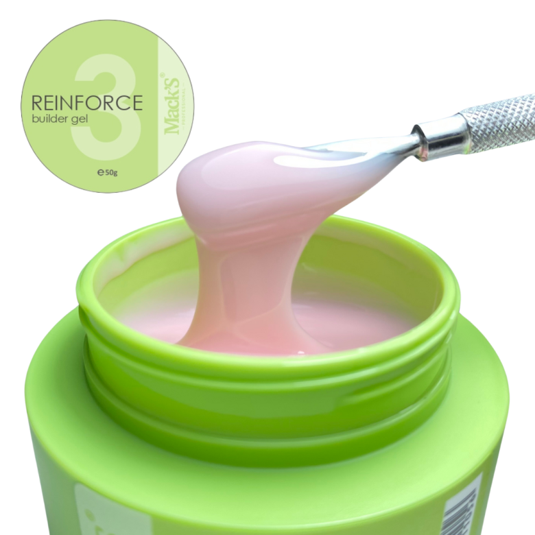 Mack’s Reinforce Hard Builder Gel 3 - Kentro Beauty Supplies Ireland