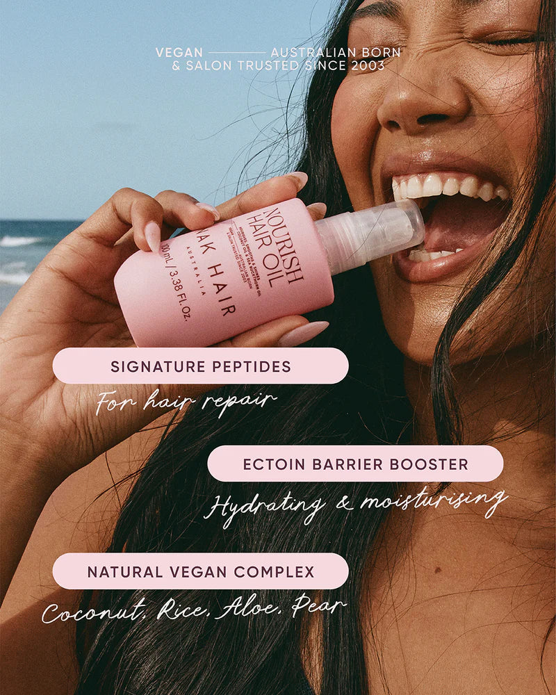 NAK Nourish Hair Oil 100ml - Kentro Beauty Supplies Ireland