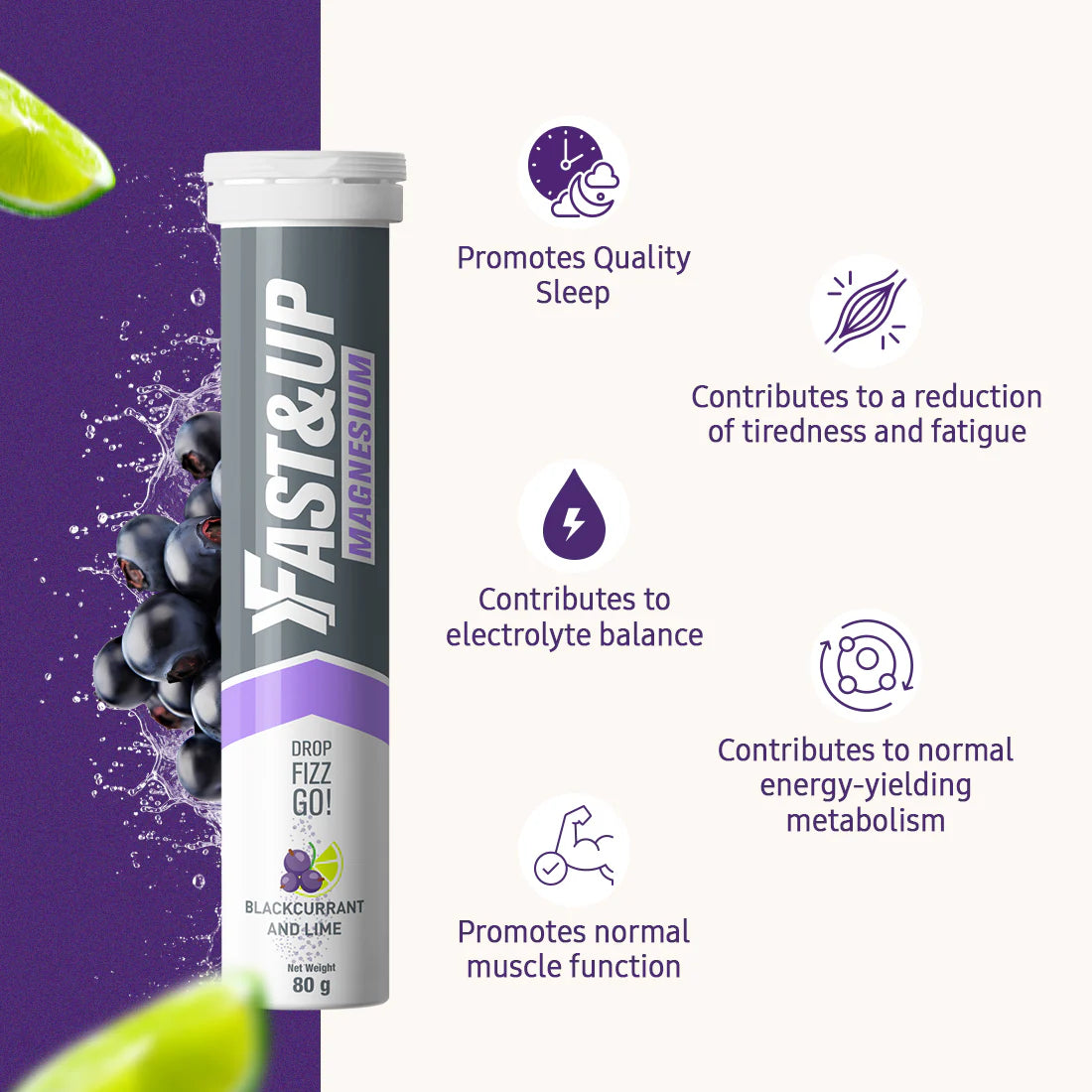 FAST&UP Magnesium Supplement - Kentro Beauty Supplies Ireland