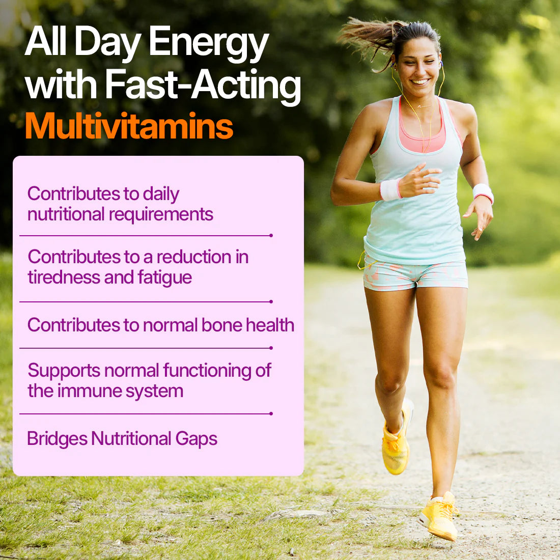 FAST&UP Multivitamins - Daily Immunity Support - Kentro Beauty Supplies Ireland