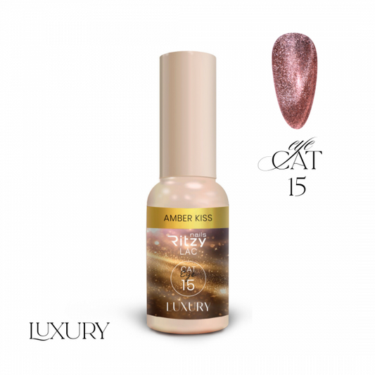 Ritzy LUXURY cat eye gel polish AMBER KISS 15