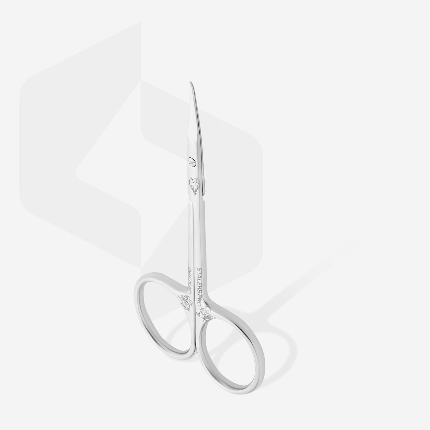 Staleks Professional cuticle scissors with hook EXCLUSIVE 23 TYPE 1 (magnolia) - Kentro Beauty Supplies Ireland