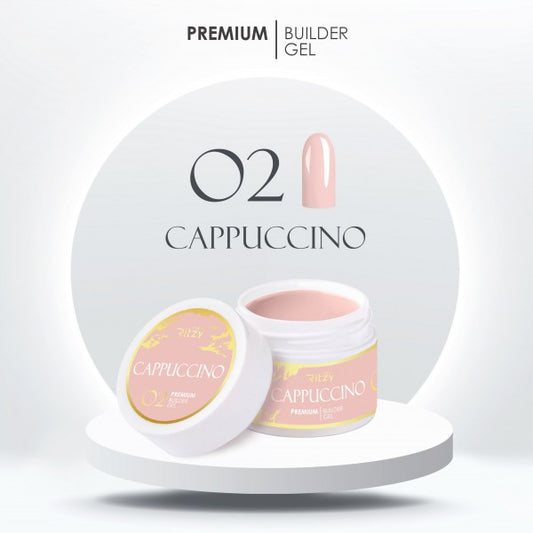 Ritzy PREMIUM Builder Gel - CAPPUCCINO 02 - Kentro Beauty Supplies Ireland