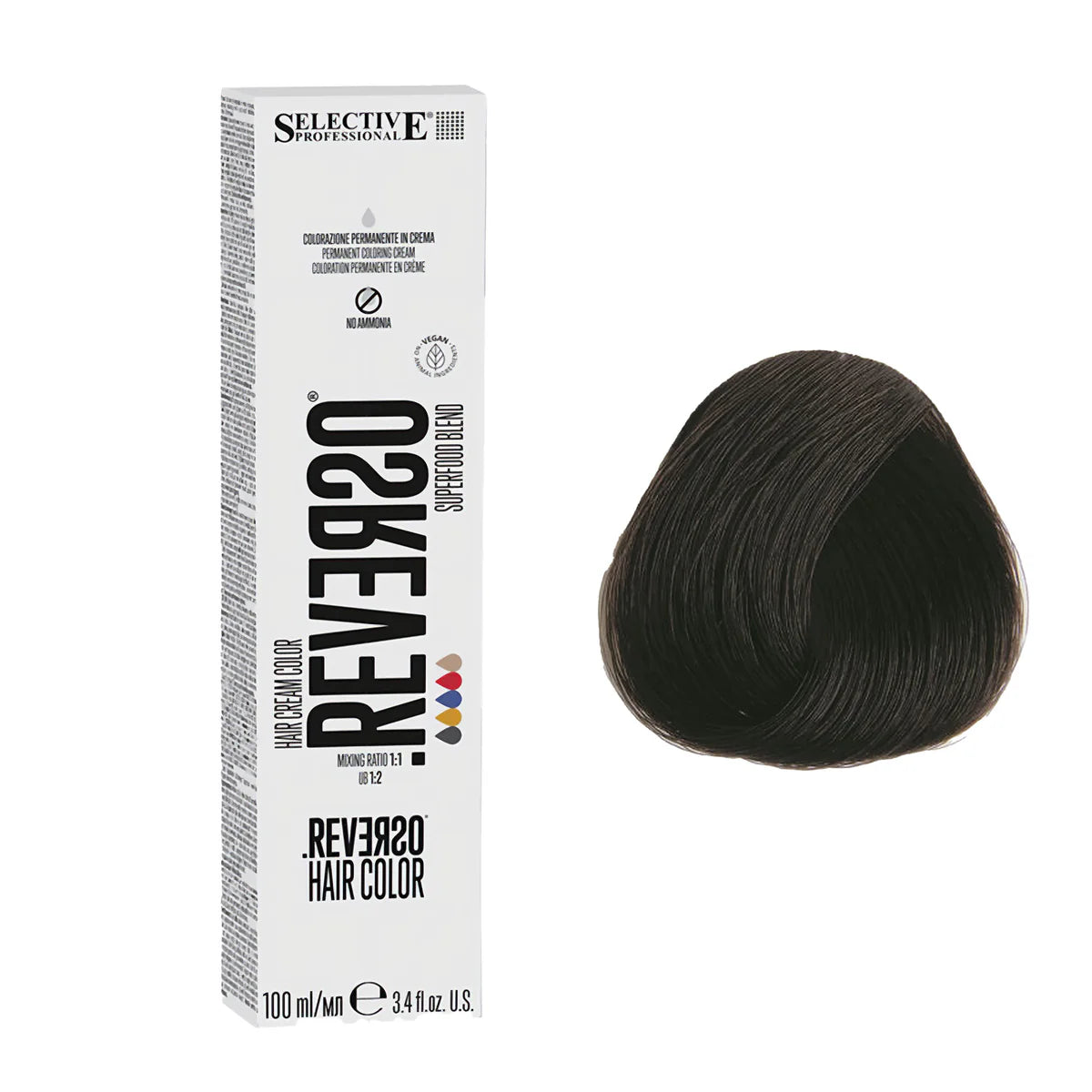 Reverso Hair Cream Colour 100ml - Kentro Beauty Supplies Ireland