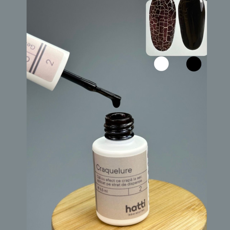 hatti Craquelure gel polish Nr.2/6.5ml - Kentro Beauty Supplies Ireland