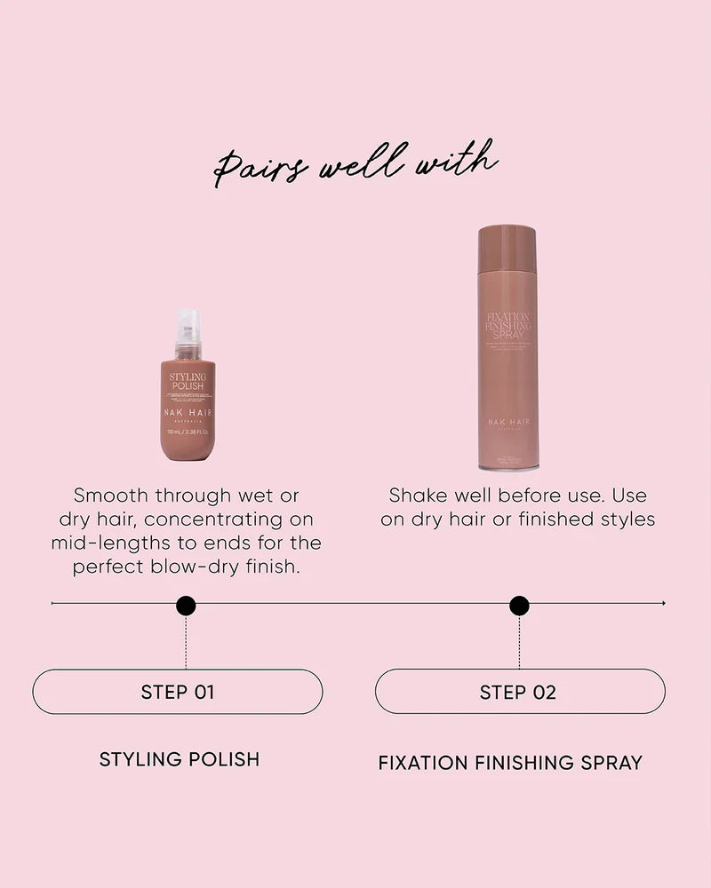 NAK Fixation Finishing Spray 400ml - Kentro Beauty Supplies Ireland