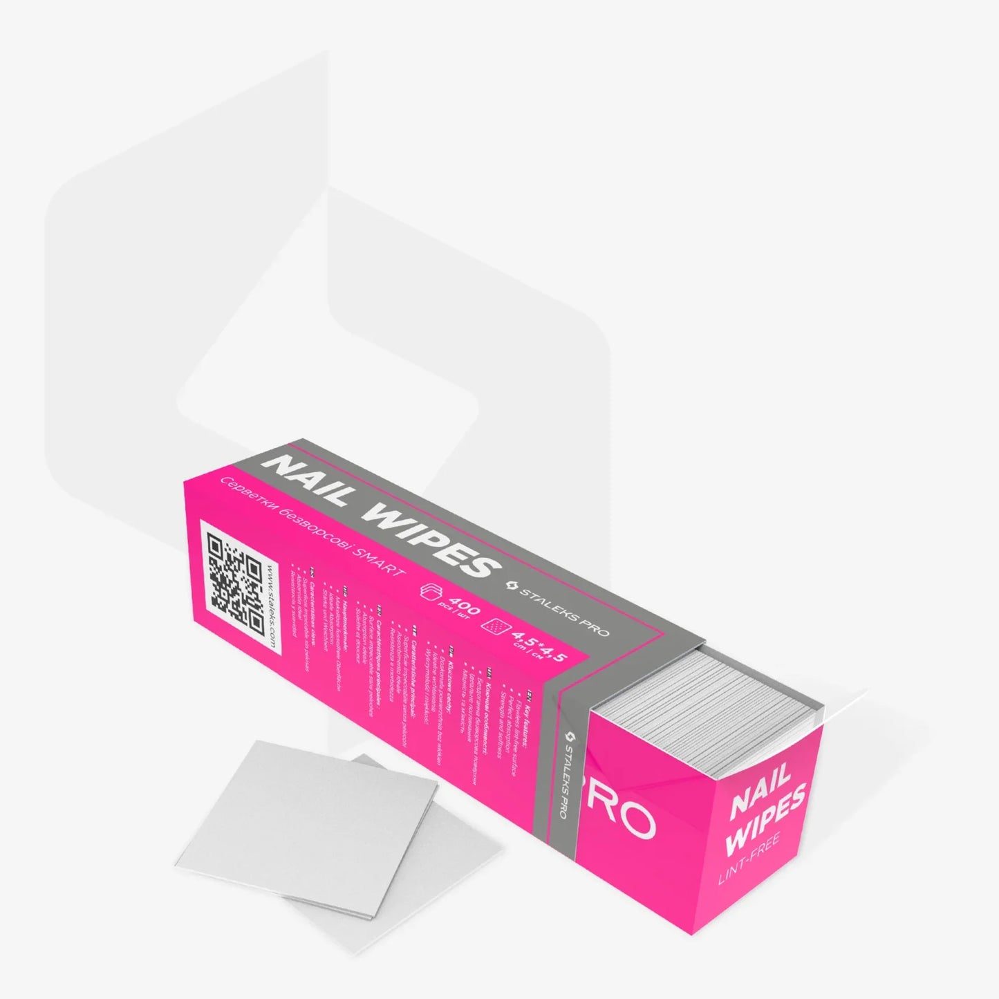 Staleks Lint-free Wipes - SMART (400 pcs) - Kentro Beauty Supplies Ireland