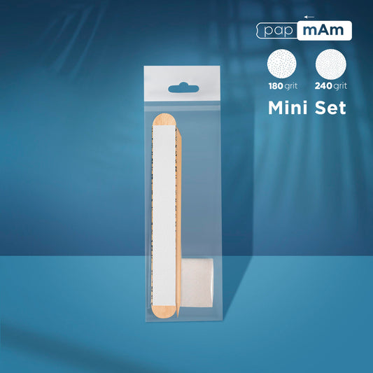 Staleks Disposable SET - EXPERT 30 (papmAm Mix on a Wooden Base 100/180grit + Buff 180/240grit + Orange Stick 110mm)