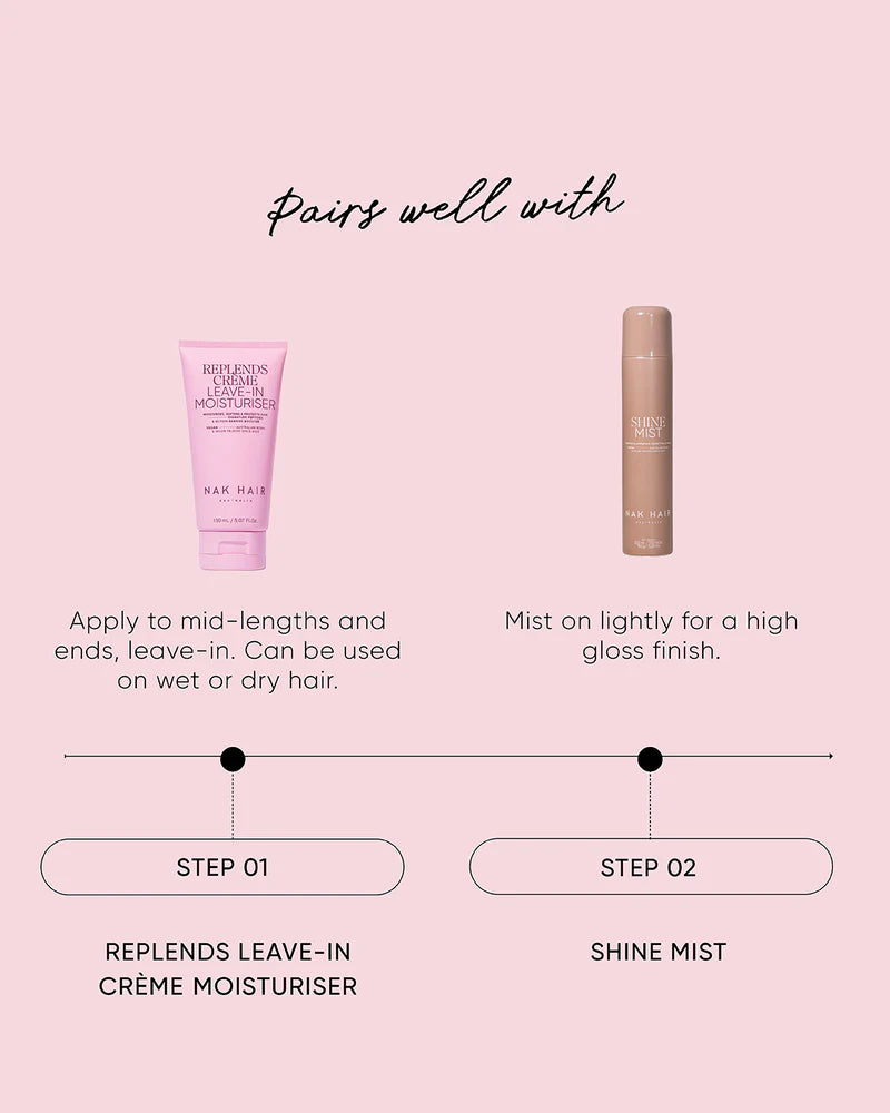 NAK Replends Crème Leave in Moisturizer 150ml - Kentro Beauty Supplies Ireland