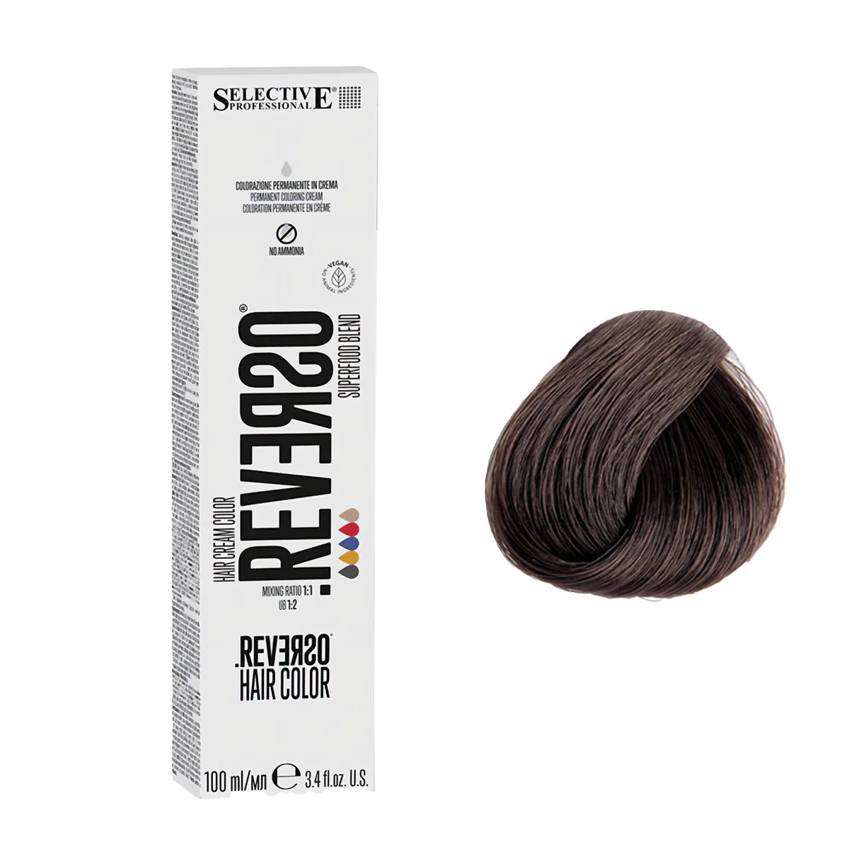 Reverso Hair Cream Colour 100ml - Kentro Beauty Supplies Ireland