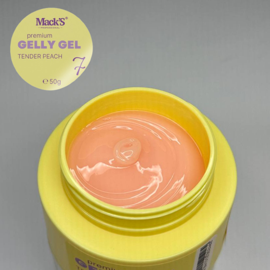 Mack’s Gelly Gel - Tender Peach 7 - Kentro Beauty Supplies Ireland