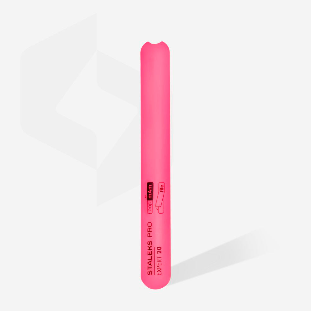 Staleks Straight Plastic Slanted Nail File BASE - EXPERT 20 - Kentro Beauty Supplies Ireland