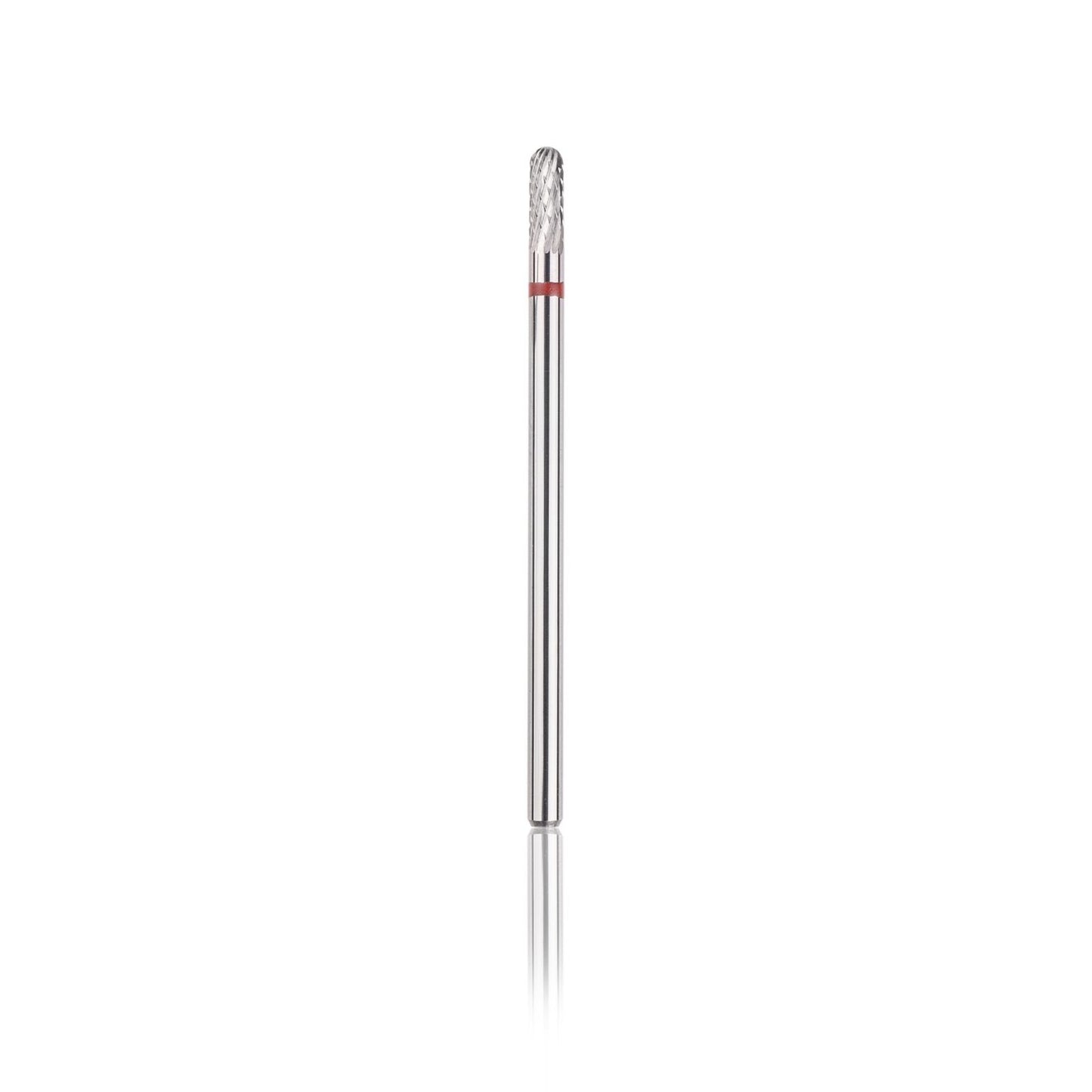 Tungsten Carbide Bit - Rounded Cylinder Red - Kentro Beauty Supplies Ireland