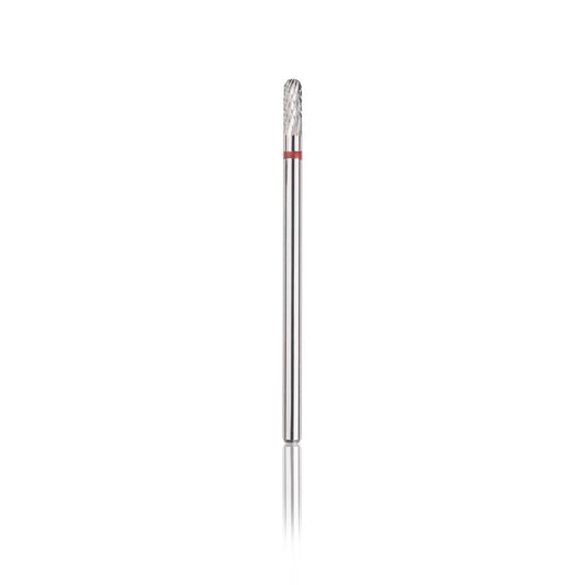 Tungsten Carbide Bit - Rounded Cylinder Red - Kentro Beauty Supplies Ireland