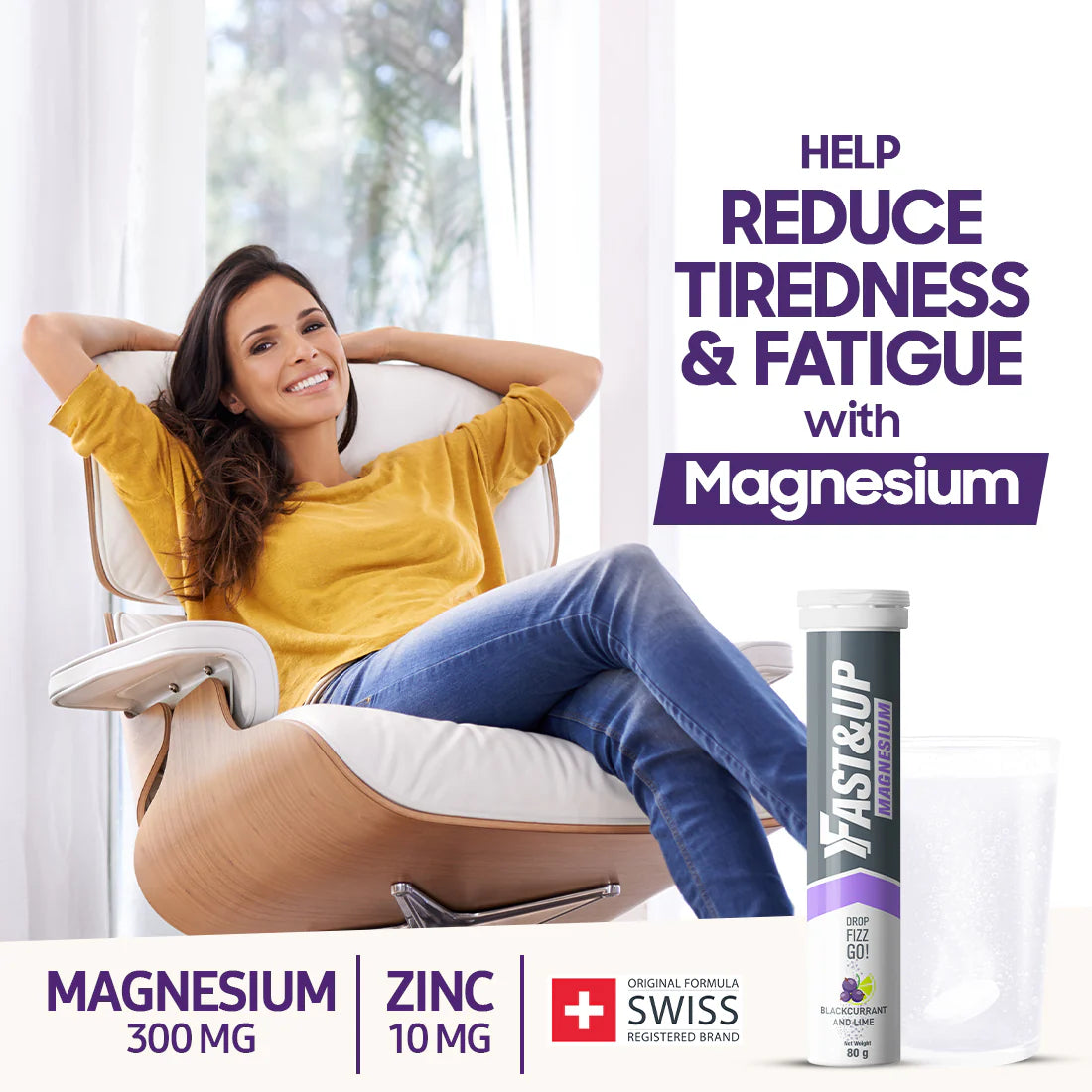 FAST&UP Magnesium Supplement - Kentro Beauty Supplies Ireland
