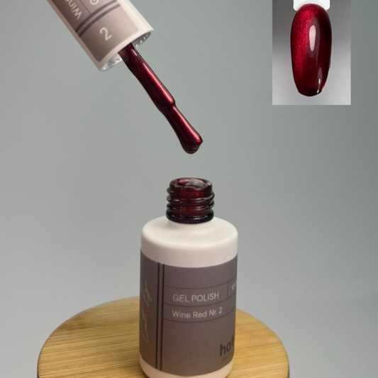 hatti Wine Red Cat Eye Gel Polish N2/8ml