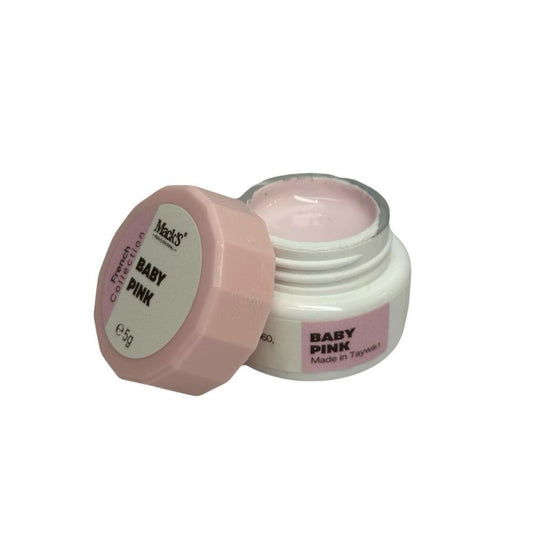 Mack’s French Collection Paint Gel - Baby Pink 5ml - Kentro Beauty Supplies Ireland