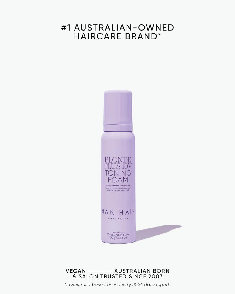 NAK Blonde Plus 10V Toning Foam 100ml - Kentro Beauty Supplies Ireland