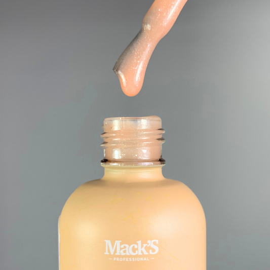 Mack’s Cover Builder Base - Shimmer Beige 3/15ml - Kentro Beauty Supplies Ireland