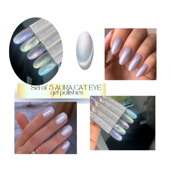 Ritzy AURA cat eye SET OF 5