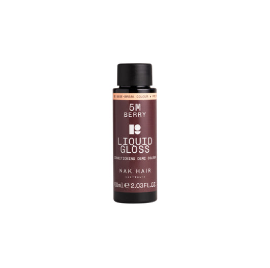 NAK Liquid Gloss 5M - Berry 60ml - Kentro Beauty Supplies Ireland