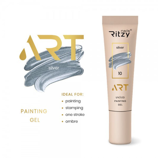 Ritzy ART Gel 10 SILVER 5ml