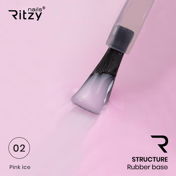 Ritzy STRUCTURE 02 PINK ICE Rubber base TPO FREE
