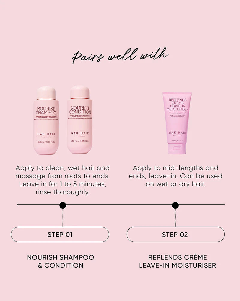 NAK Nourish Condition 350ml - Kentro Beauty Supplies Ireland