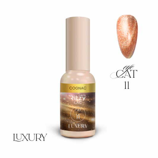 Ritzy LUXURY cat eye gel polish COGNAC 11