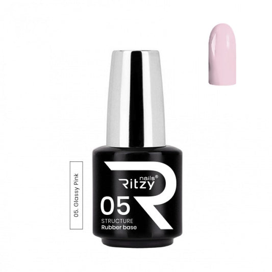 Ritzy STRUCTURE 05 GLASSY PINK Rubber Base TPO FREE