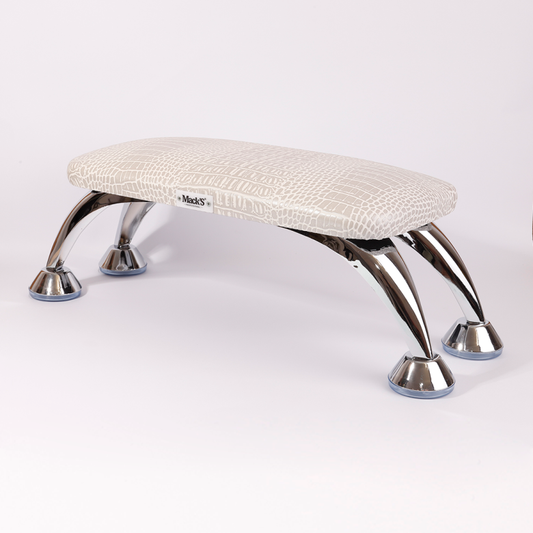 Mack’s Arm Rest with Legs - White Crocodile
