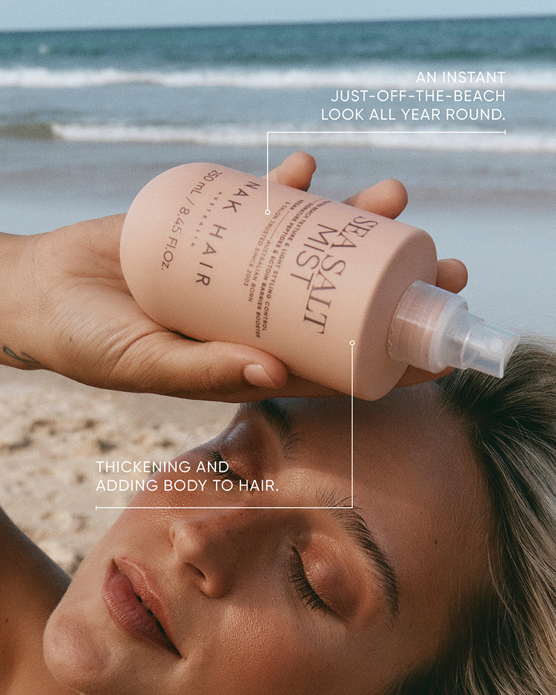 NAK Sea Salt Mist 250ml - Kentro Beauty Supplies Ireland