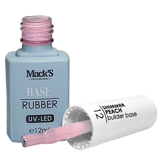 Mack’s Rubber Builder Base - Shimmer Peach 12