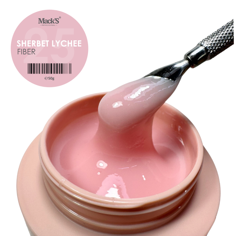 Mack’s Fiber Builder Gel - Sherbet Lychee