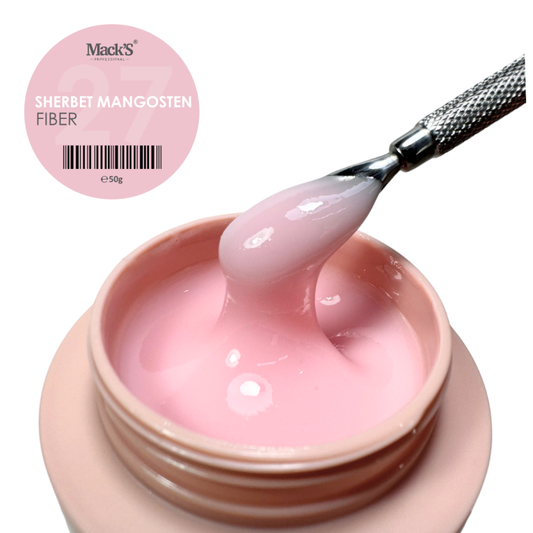 Mack’s Fiber Builder Gel - Sherbet Mangosteen - Kentro Beauty Supplies Ireland