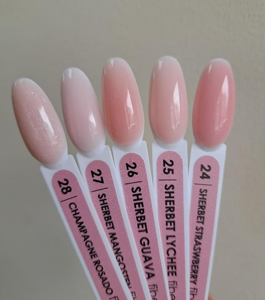 Mack’s Fiber Builder Gel - Sherbet Strawberry