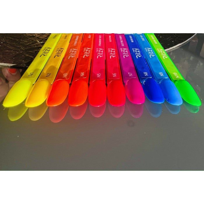 Ritzy NEON Lac Collection (N1-N10) - Kentro Beauty Supplies Ireland